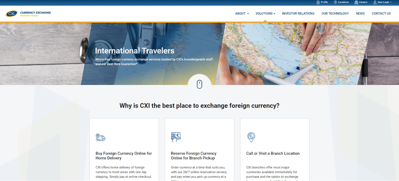 Currency Exchange International Travelers Solutions