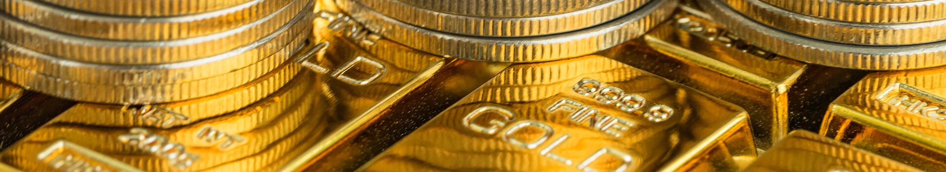 gold bars and coins header