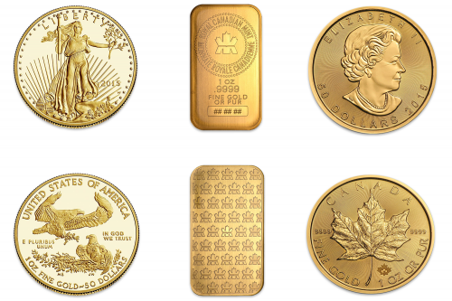 Gold Bullion Coins And Bars Available at CXI