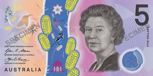 Reserve Bank of Australia Announces New 5 Dollar Banknote
