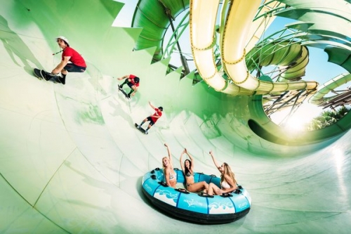Red Bull and Atlantis Transform Water Park for Daredevils