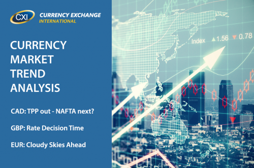 Currency Market Trend Analysis: January 30, 2017