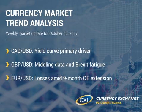 Currency Market Trend Analysis: October 30, 2017