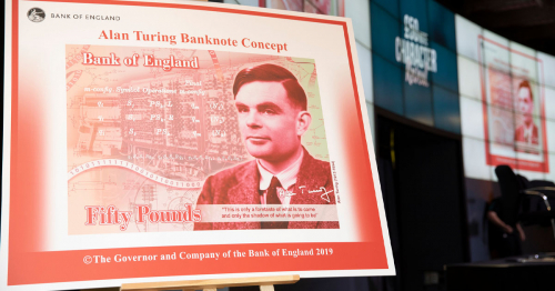 Bank of England Features Alan Turing on the New £50 Note