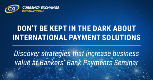Currency Exchange International Speaking at Bankers’ Bank Payments Seminar