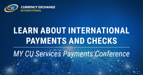 Currency Exchange International Speaking at MY CU Services Payments Conference