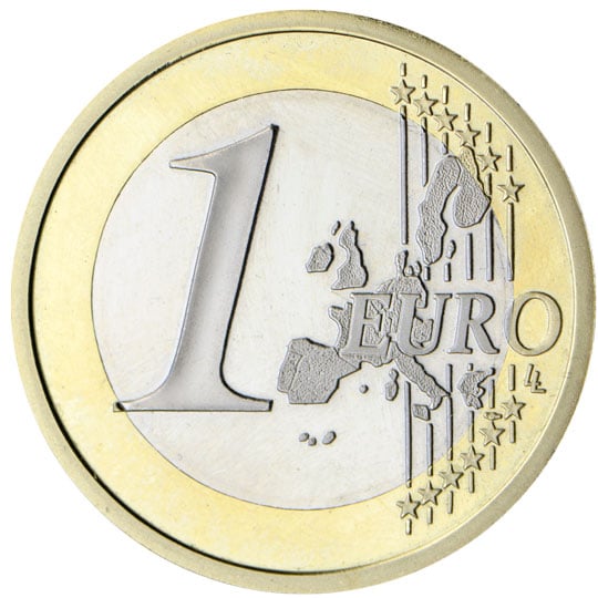 1 European euro (EUR) Coin