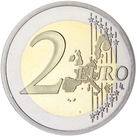 2 European euro (EUR) Coin