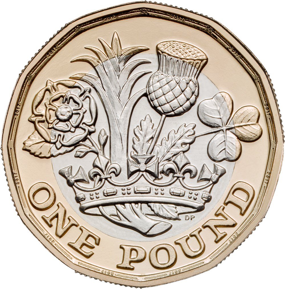 1 British pound (GBP) Coin