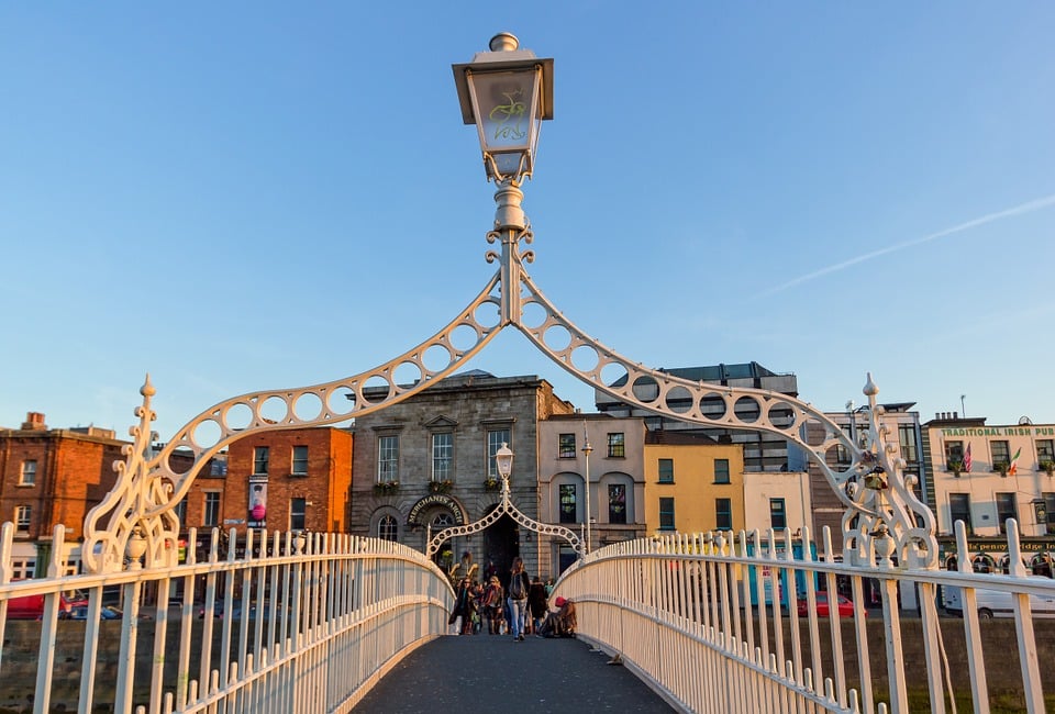 Bridge in Dublin Ireland