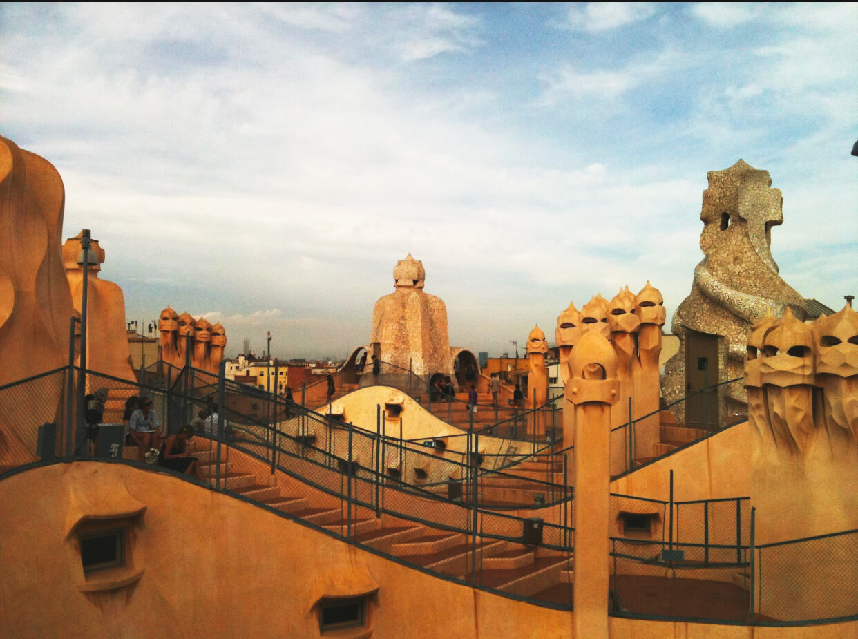 Park Guell in Barcelona Spain