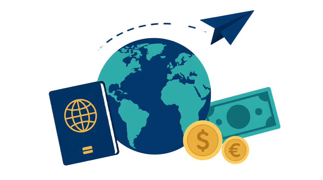 Travel planning illustration
