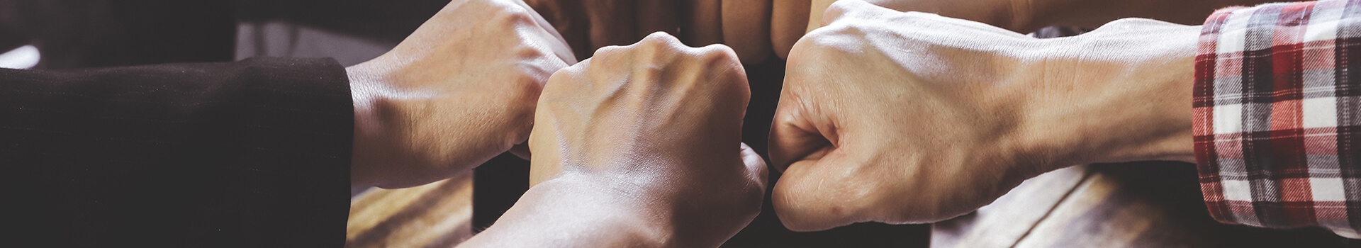 teamwork fistbump banner 