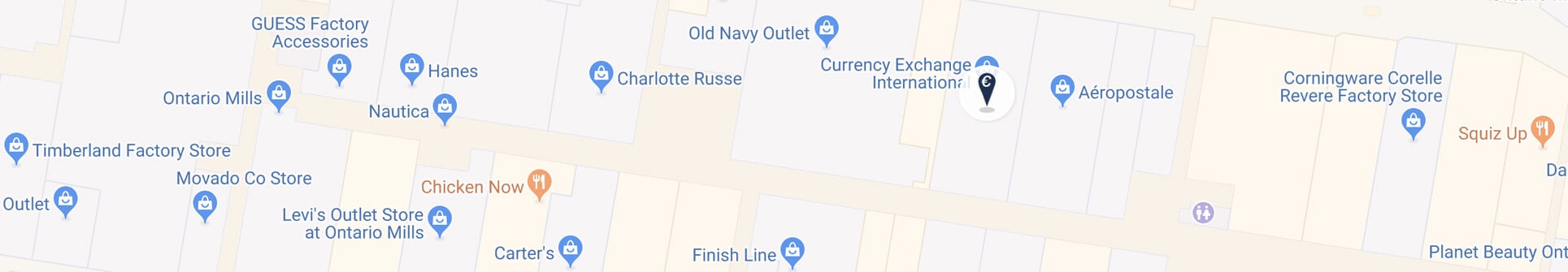 ontario mills map