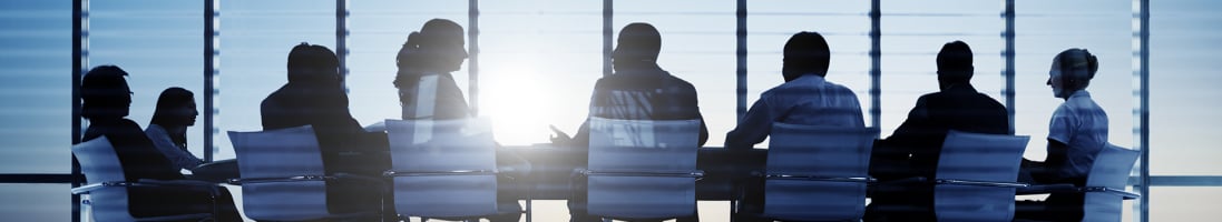 business meeting shadow banner