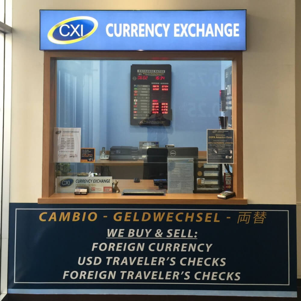 Currency exchange near me