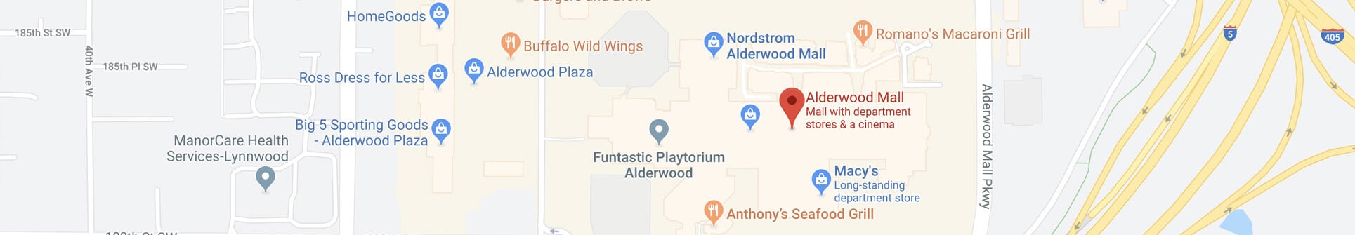 alderwood mall map