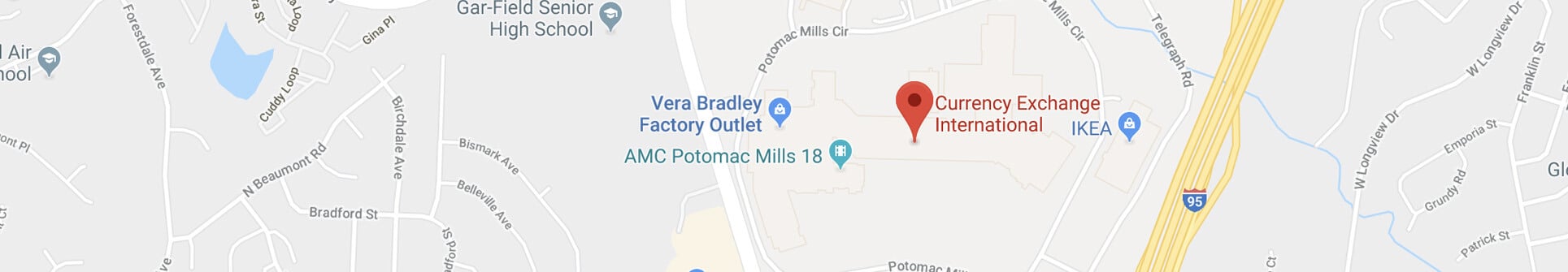 potomac mills map