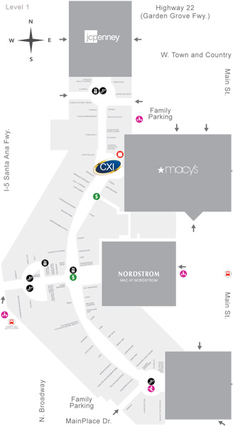 cxi mainplace mall map