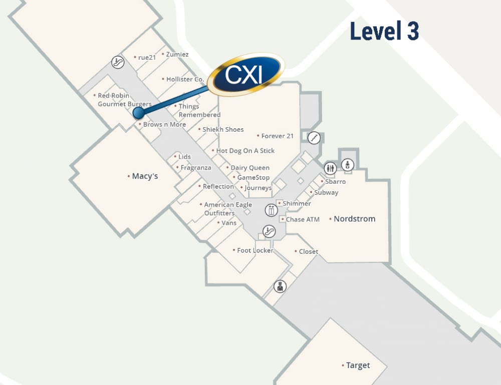 north county mall map