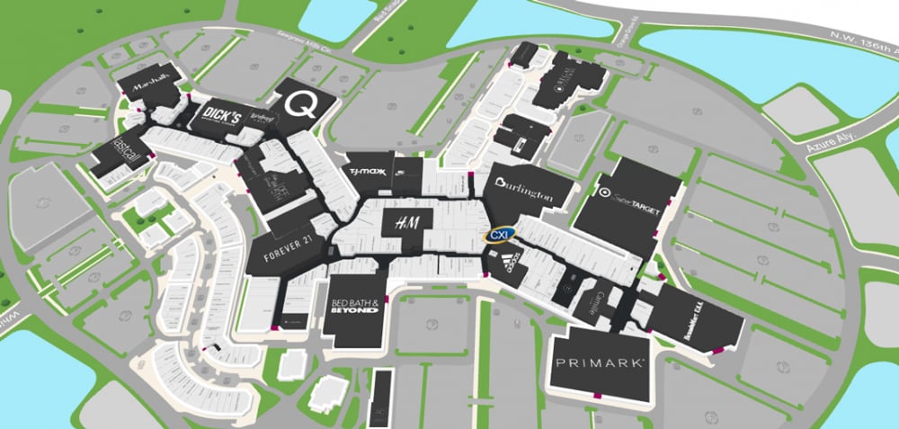 sawgrass mills mall map