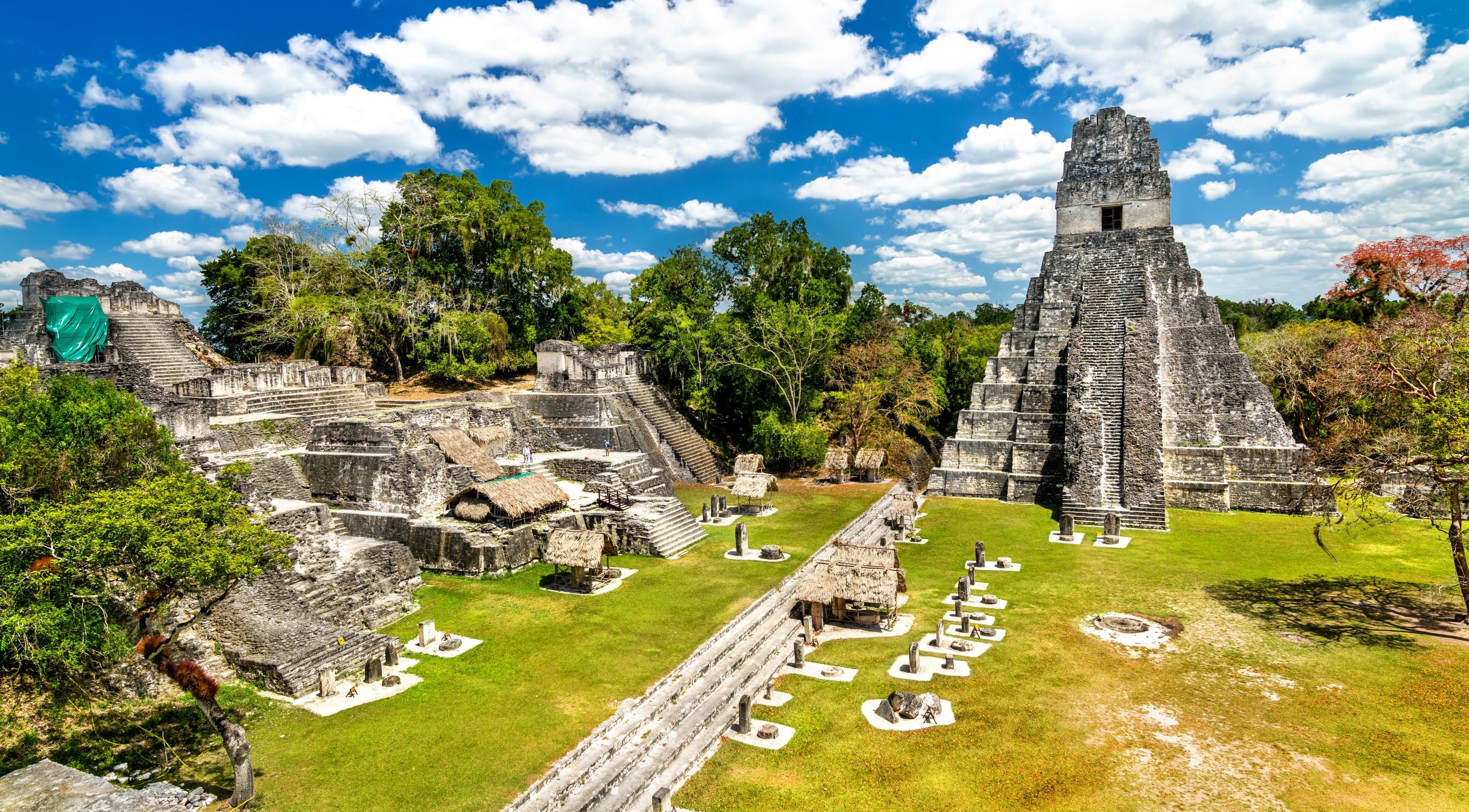 Temple of the Great Jaguar at Tikal in Guatemala