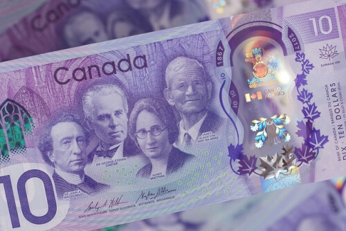 Canadian 10 dollar bill