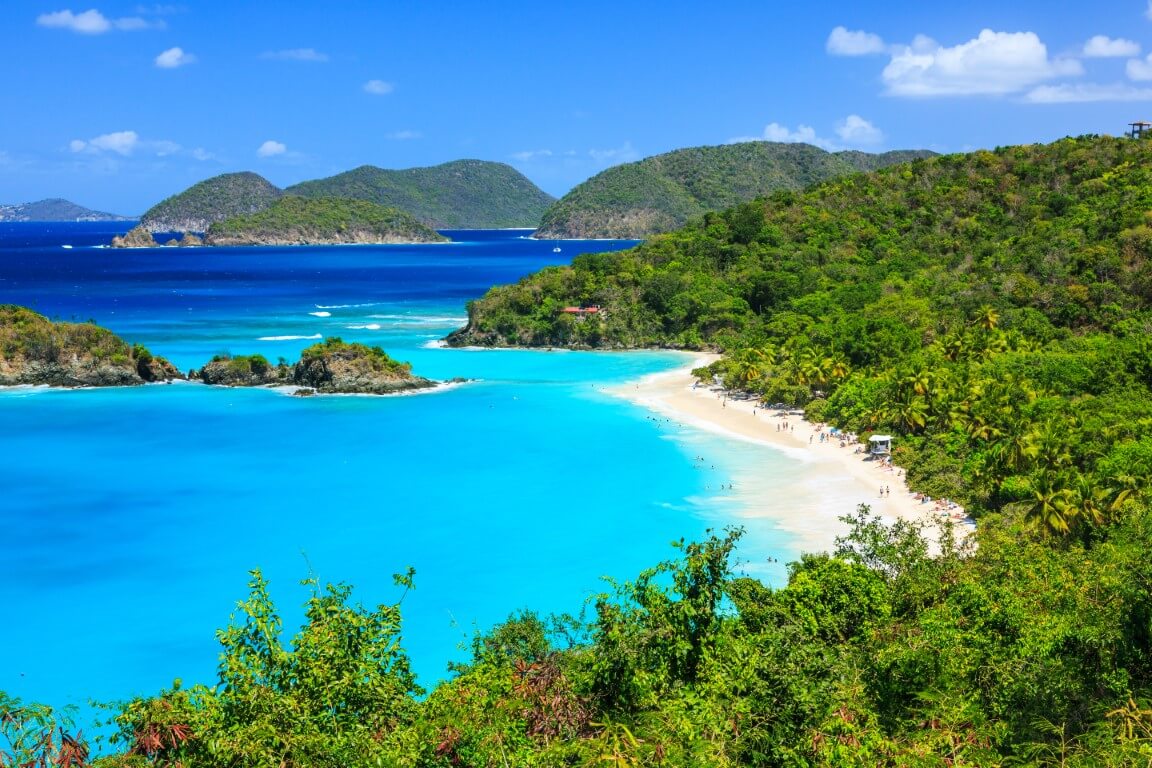 Trunk Bay on Saint John Island, USVI