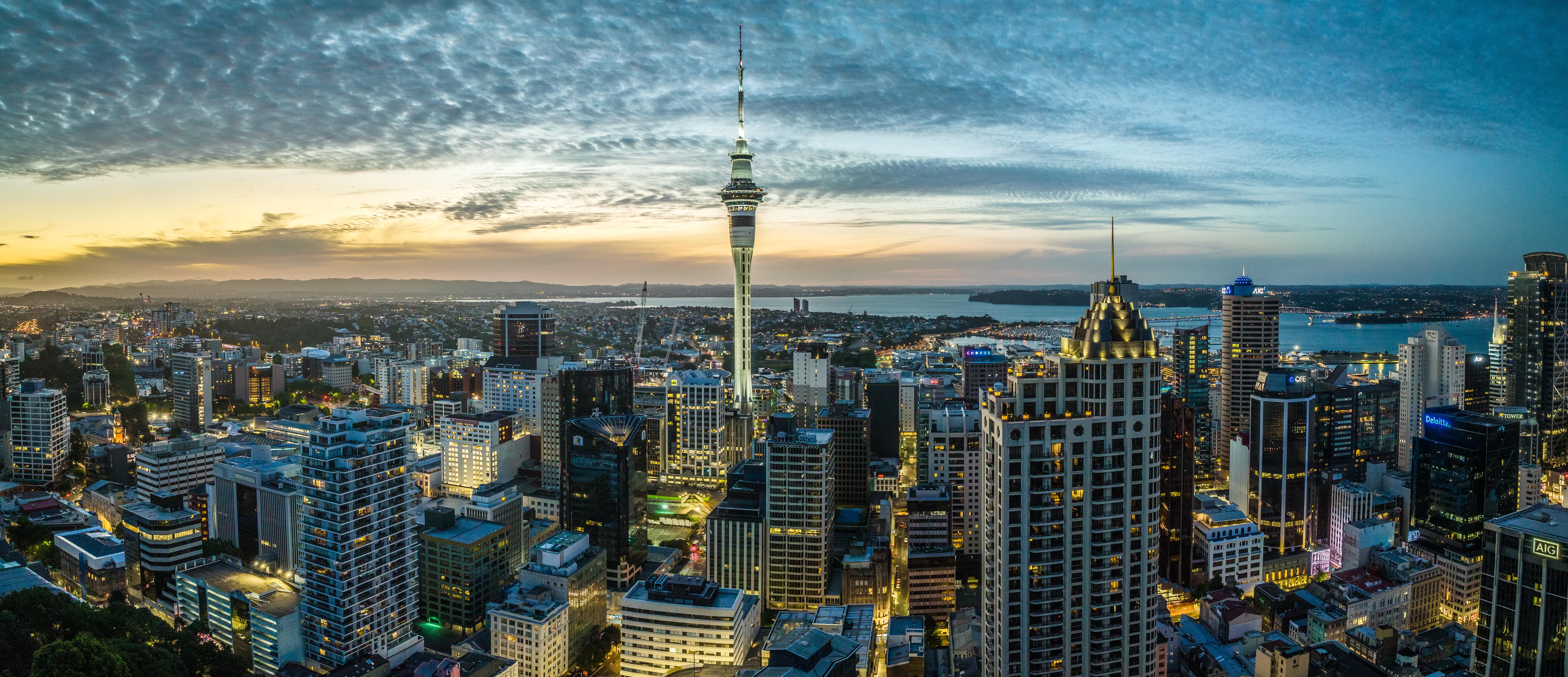 Auckland CIty, New Zealand skyline