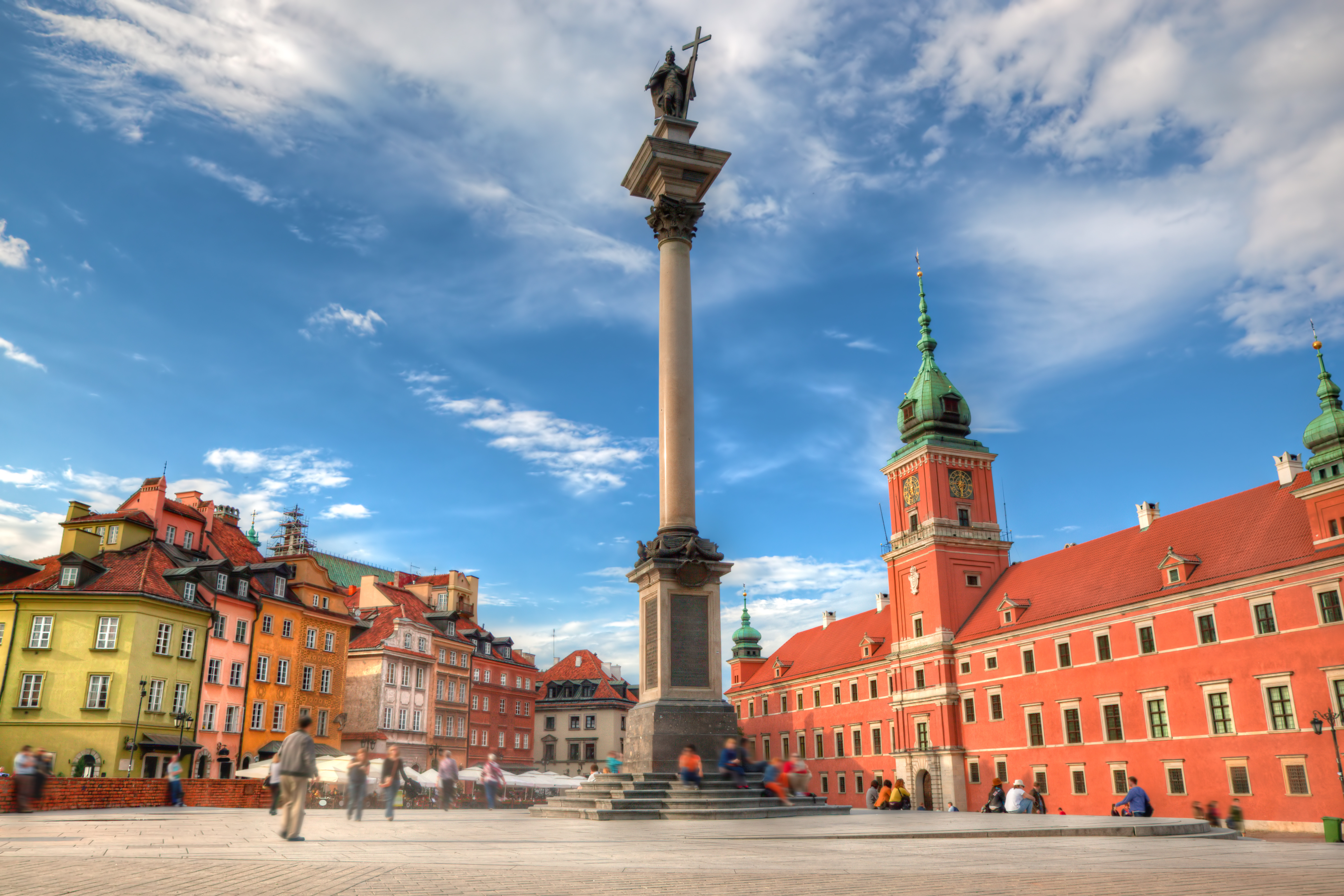 Old town in Warsaw, Poland