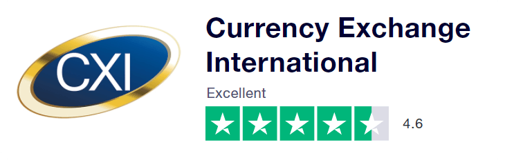 CXI TrustPilot Review Profile - 4.6 stars (excellent)