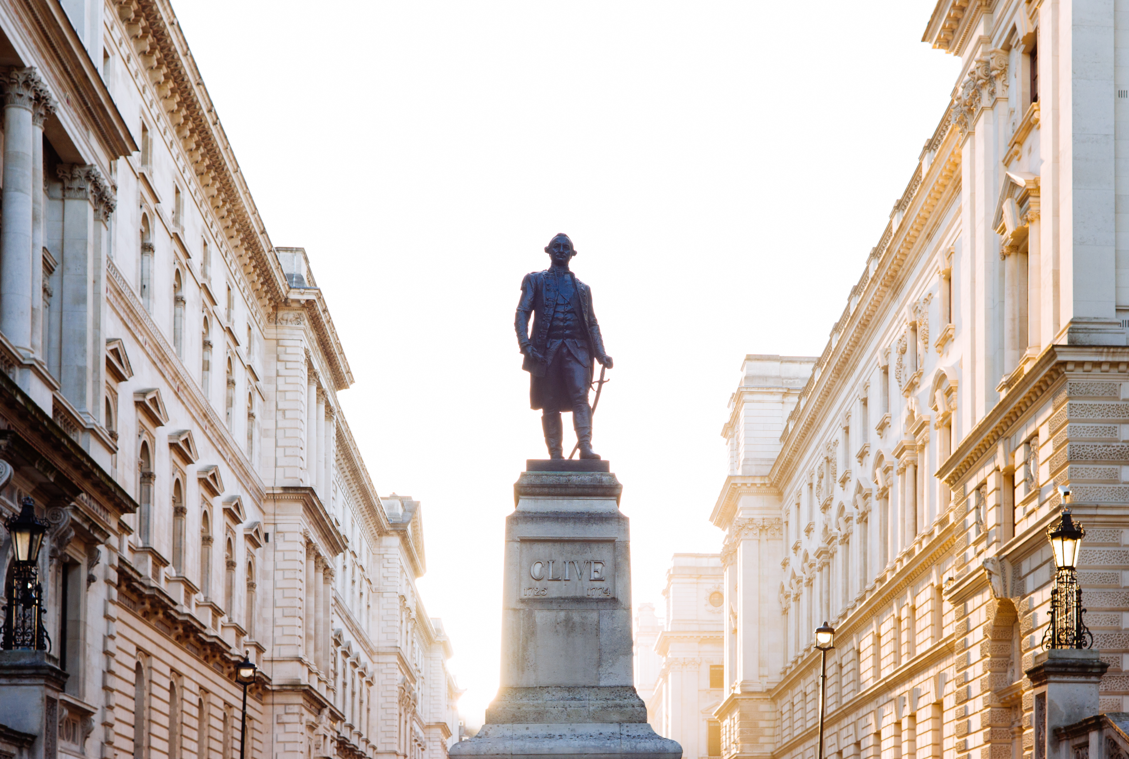 Statue of Robert Clive at the Churchill War Rooms