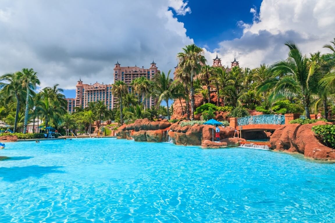 Bahamas Pool view of Atlantis 