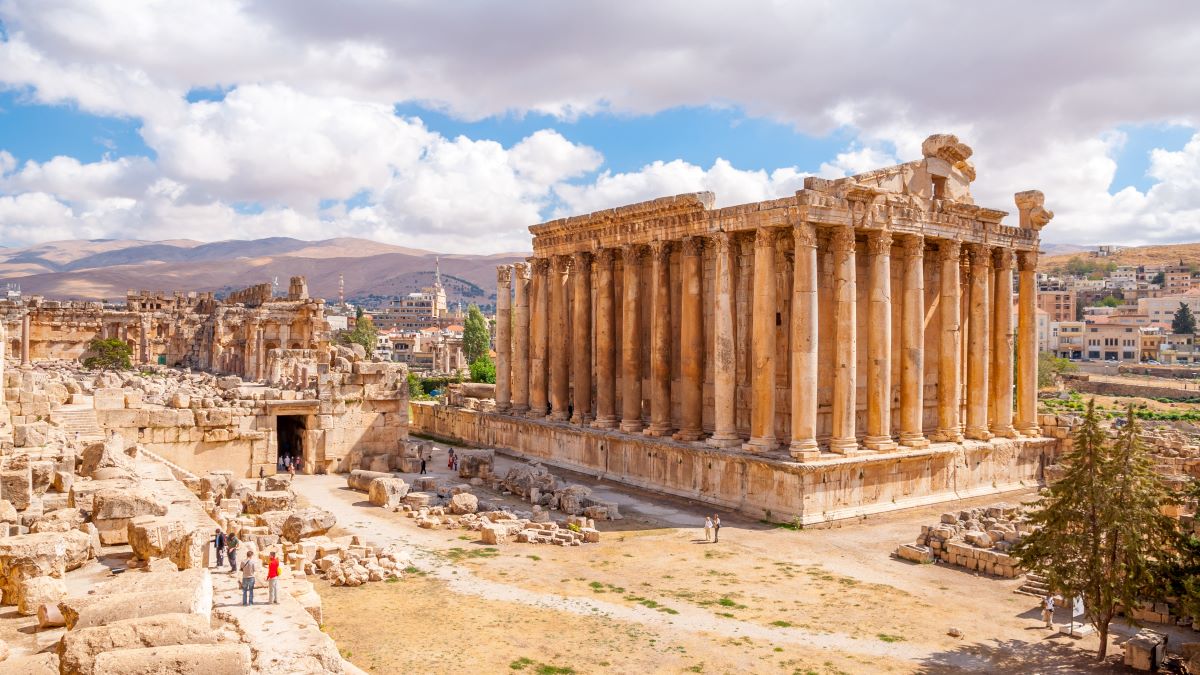 Temple of Bacchus in Lebanon