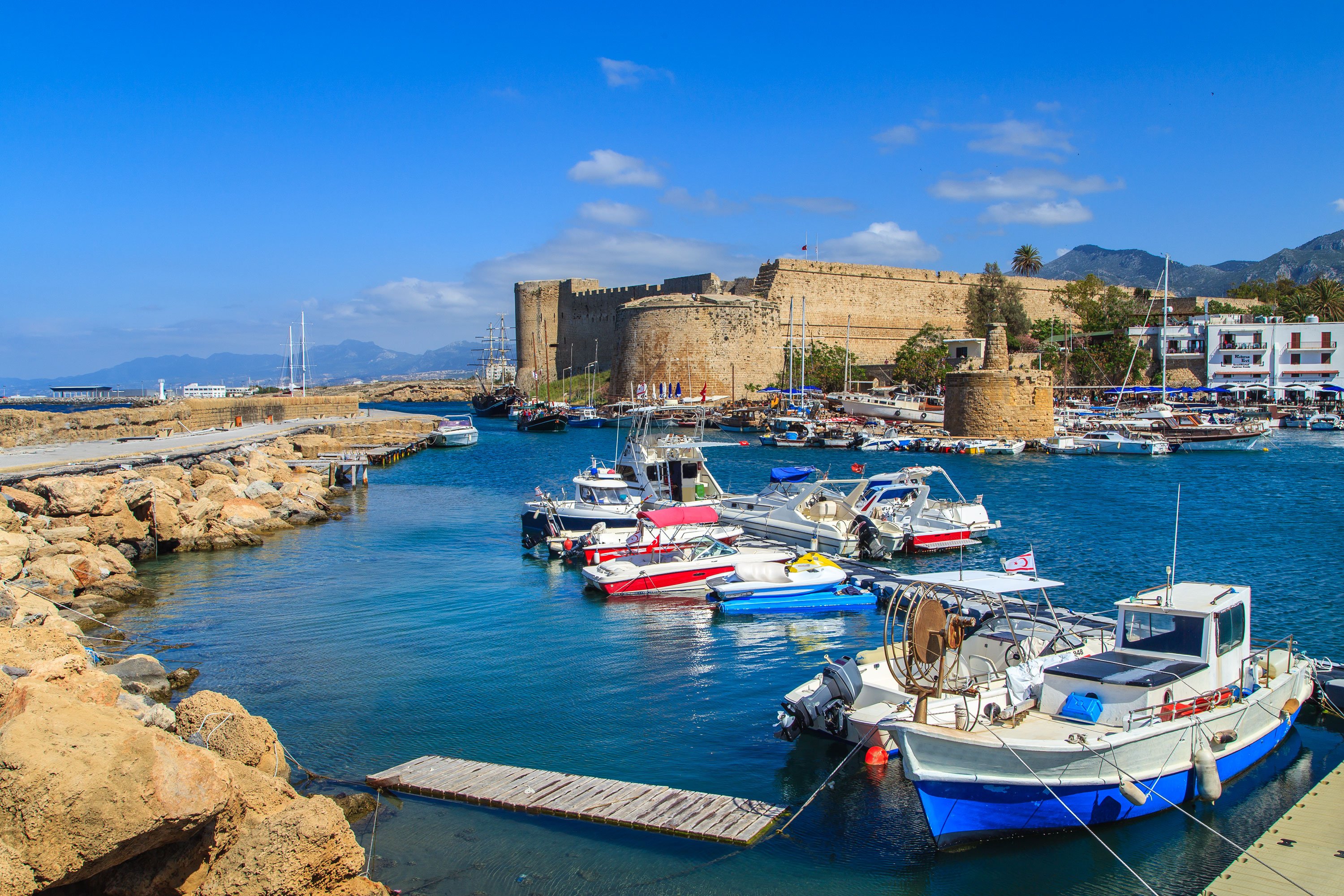 Fortress in Kyrenia in Cryus