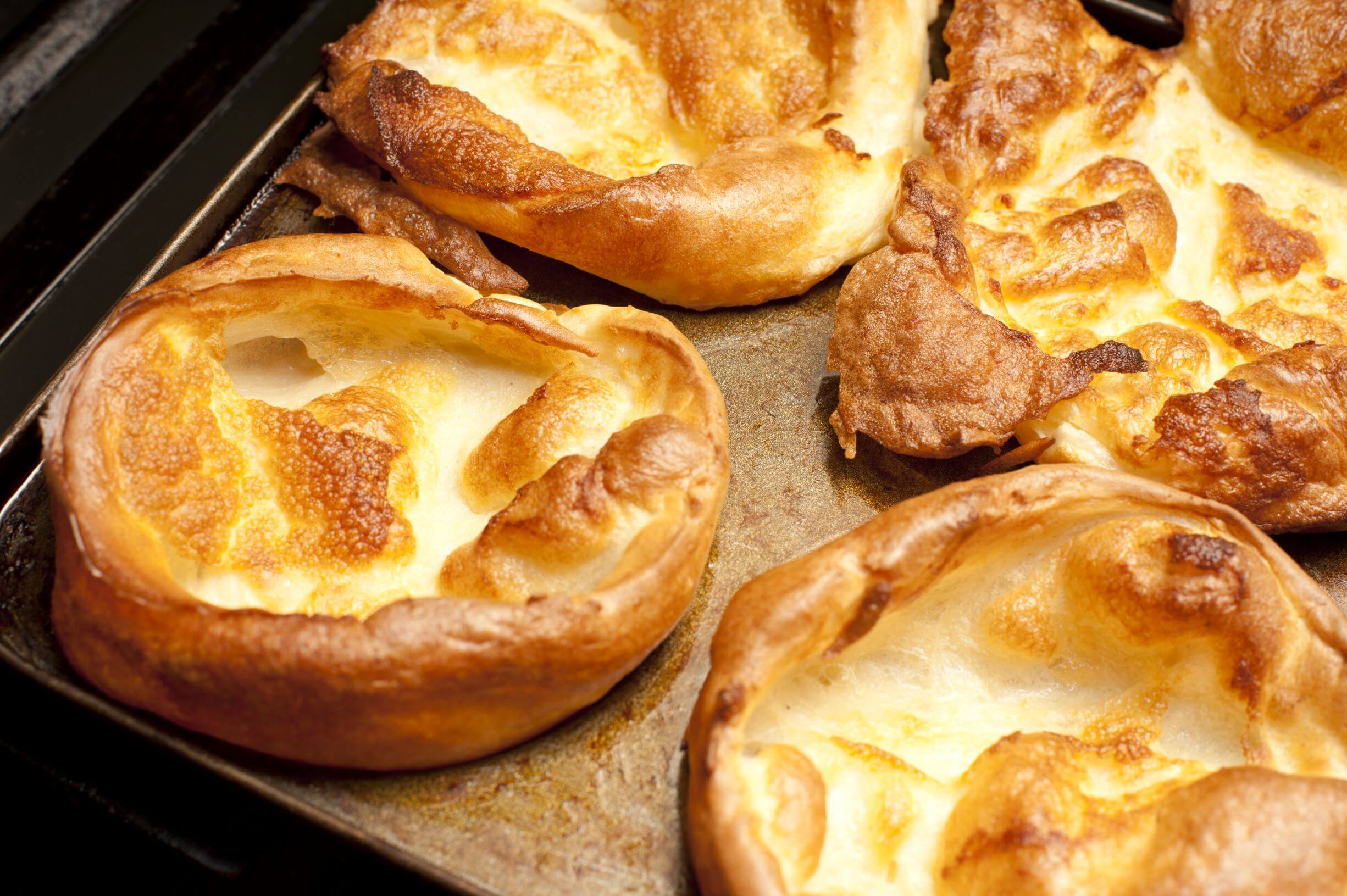 Large golden Yorkshire pudding