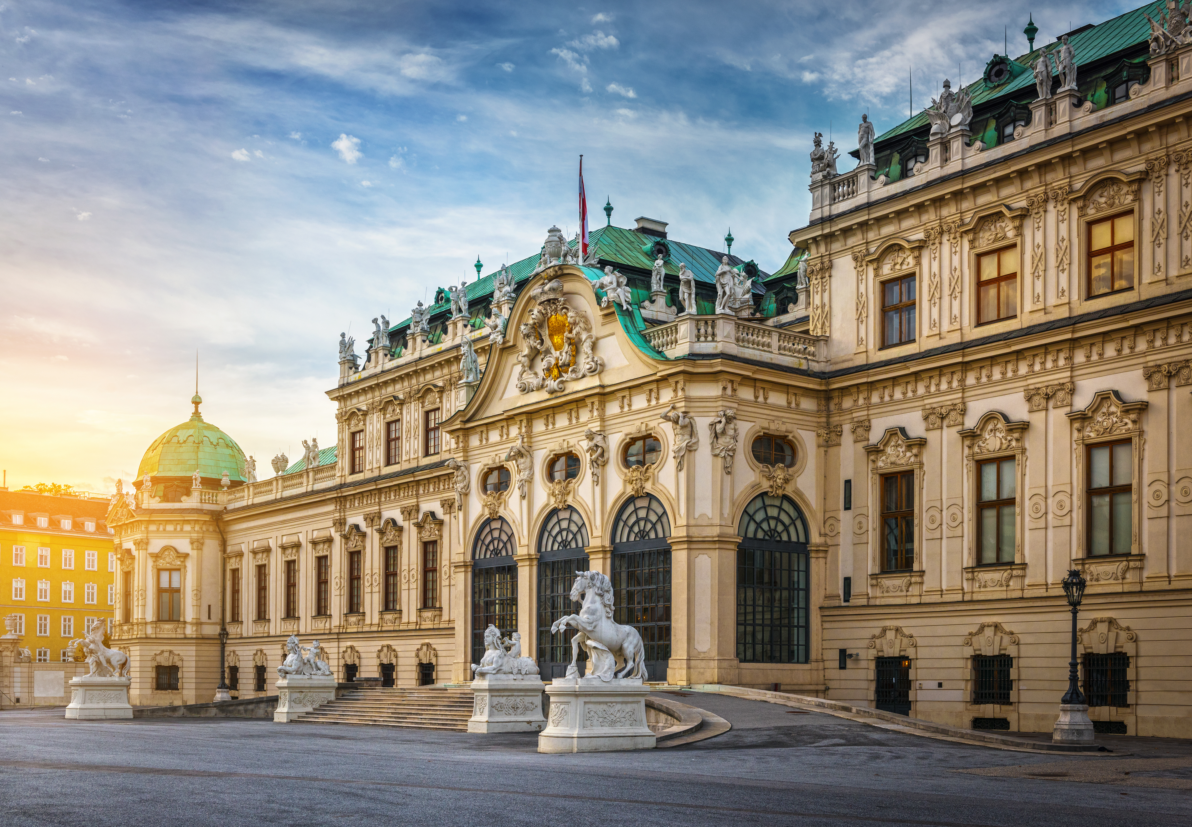 Belvedere Palace, Vienna, Austria.