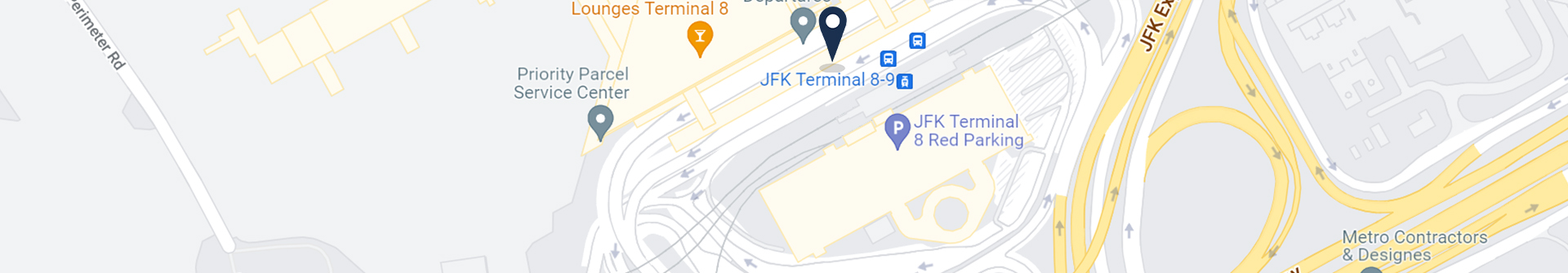 JFK T8 Header Map