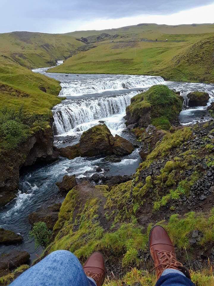 Hiking view in Iceland
