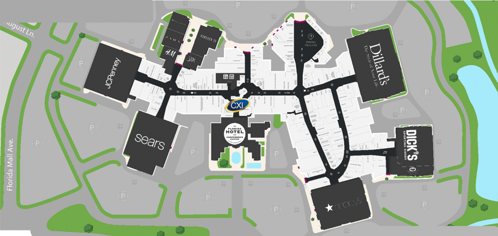 CXI Florida Mall Map
