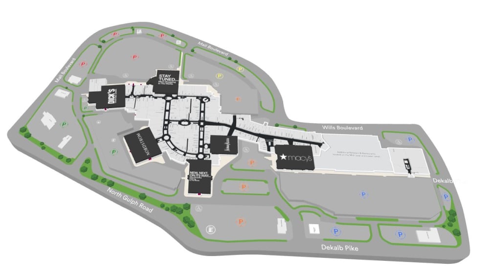 King of Prussia Mall map