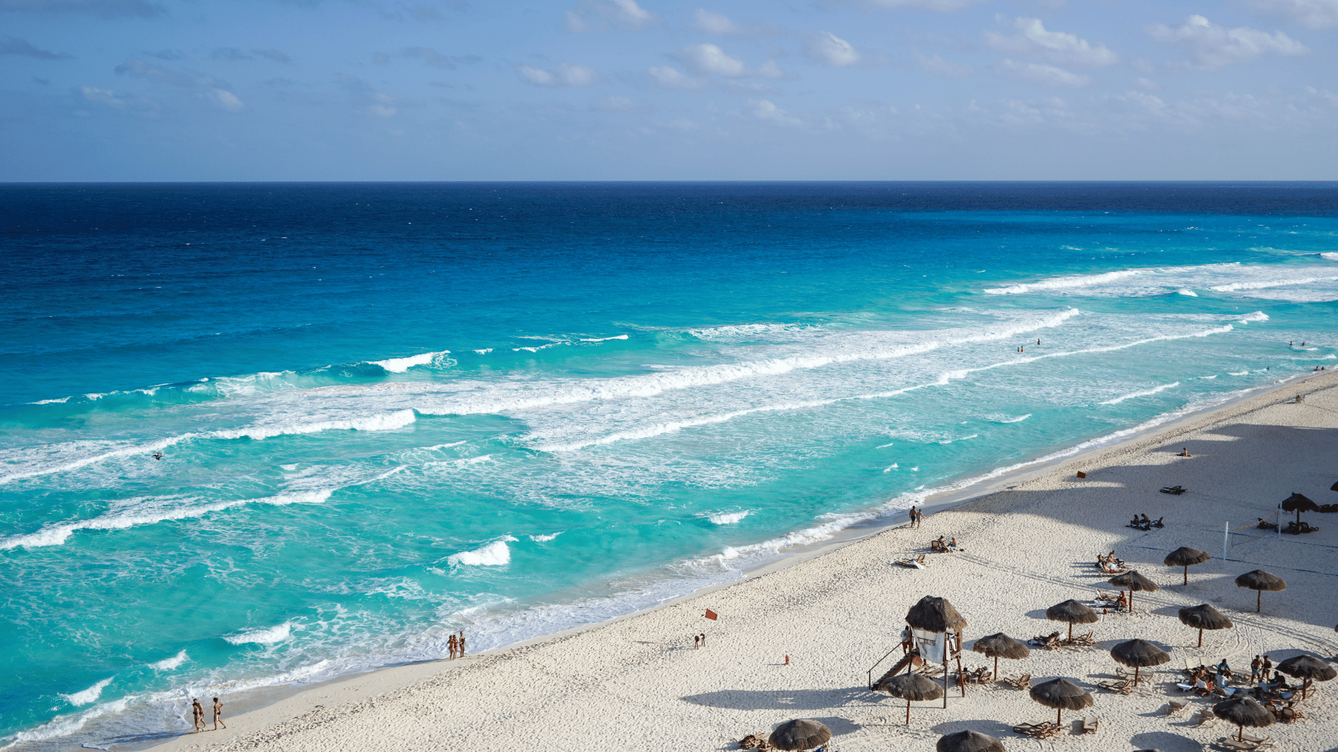 Cancun beach in Mexico