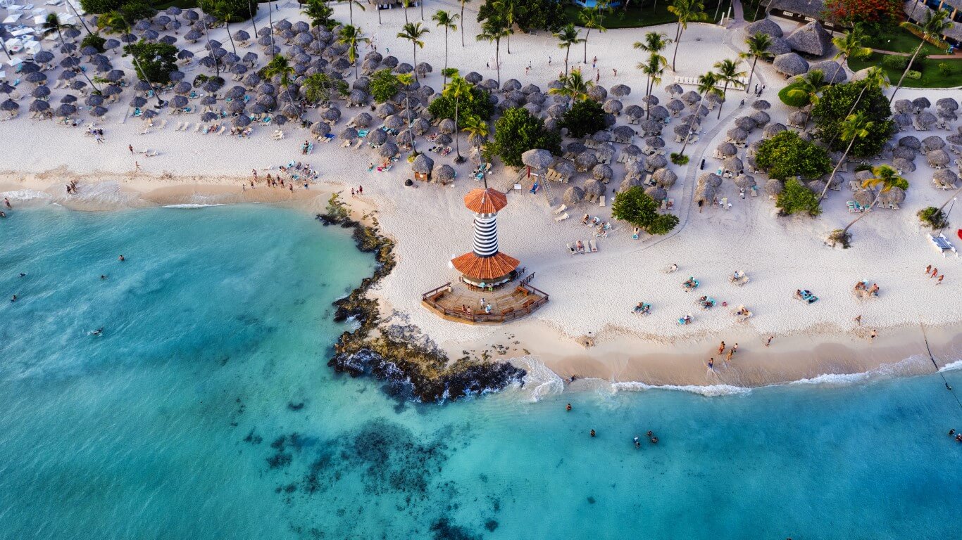 Dominican Republic Bayahibe beach Lighthouse