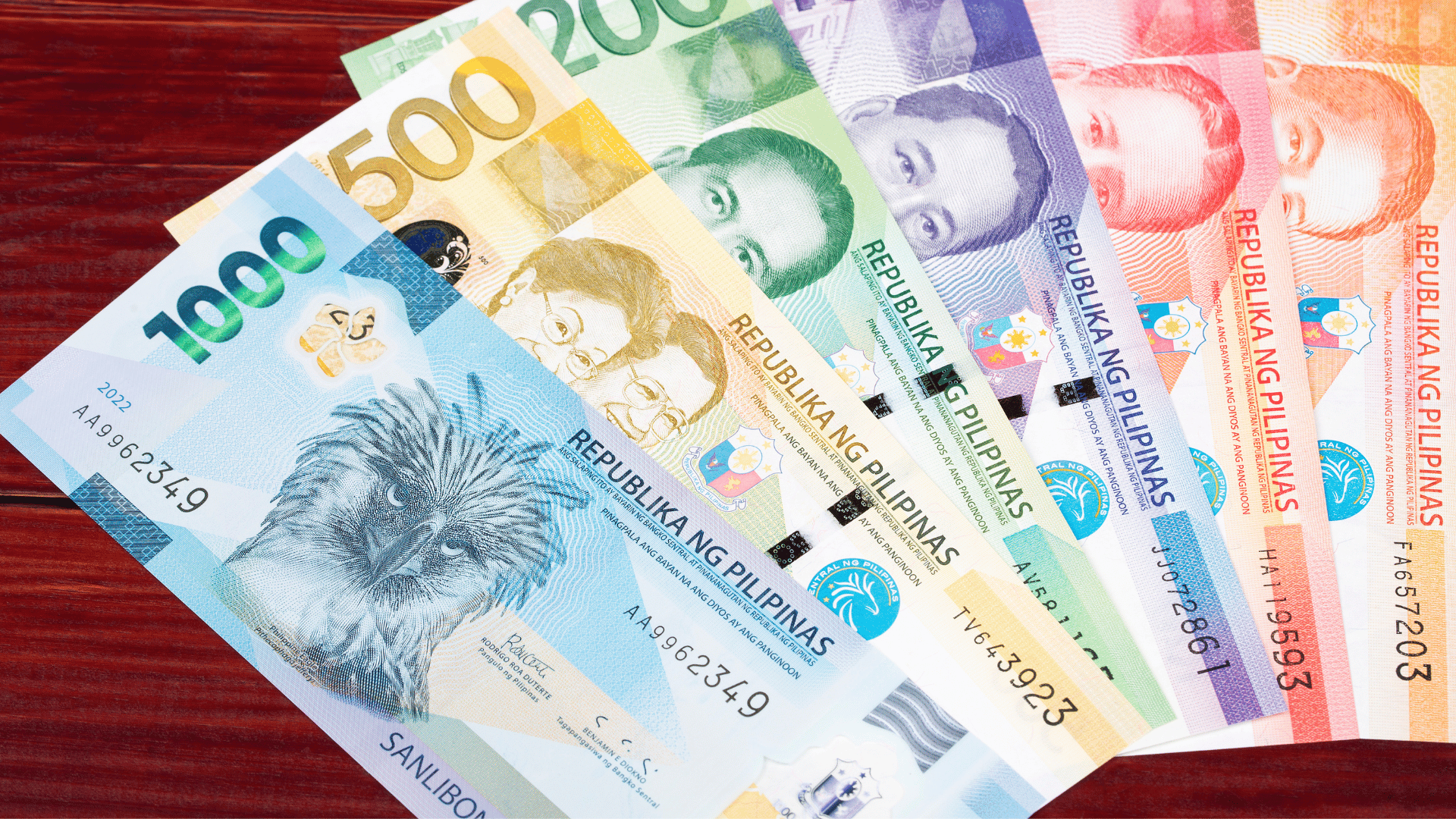 Philippine 1000-peso polymer banknote featuring the endangered Philippine eagle