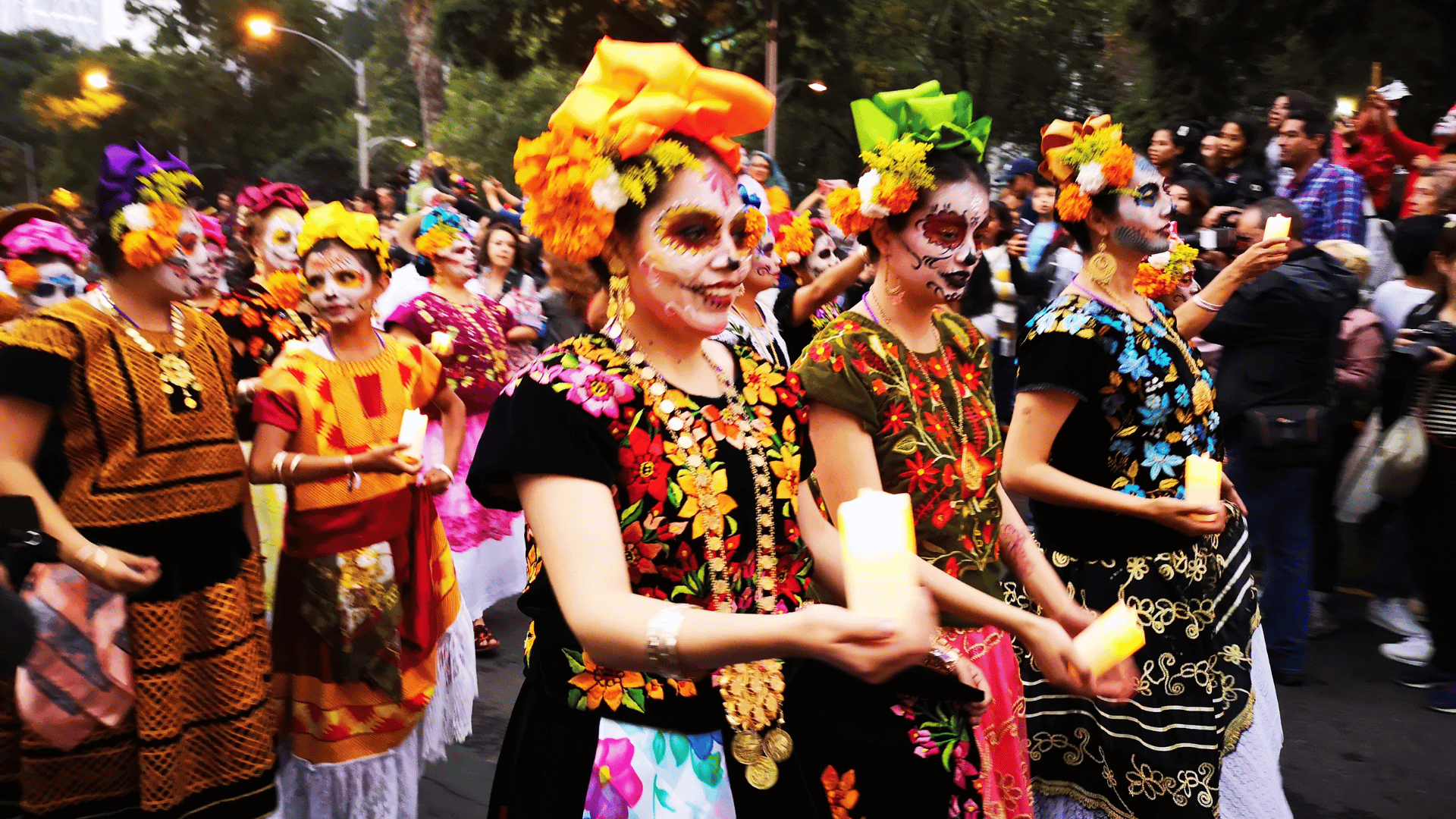 Day of the Dead Mexico parade