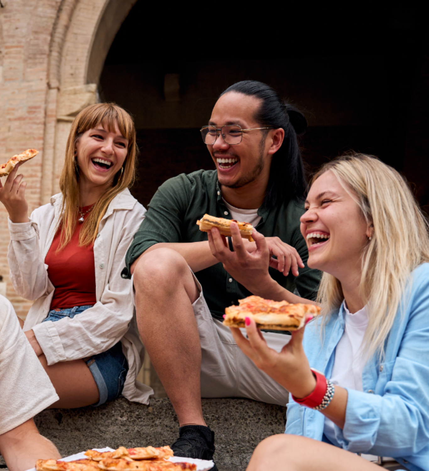 Friends sharing referral benefits